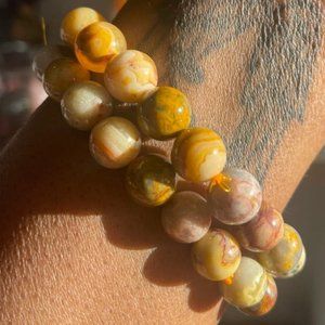 Crazy Lace Agate Bracelet